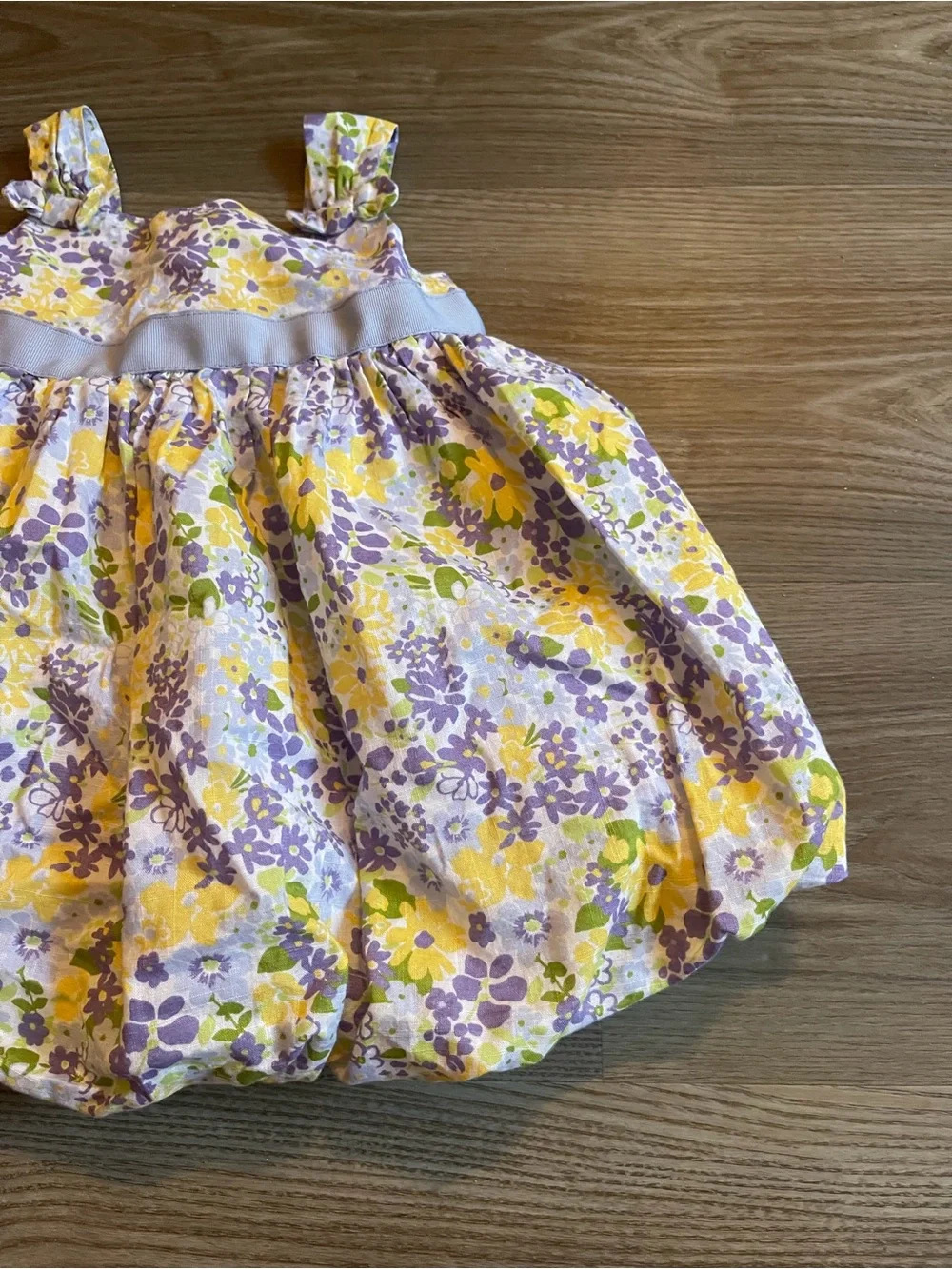 Crazy 8 Floral Bubble Dress 6-12M | Vintage Cottagecore Sundress Boho Chic